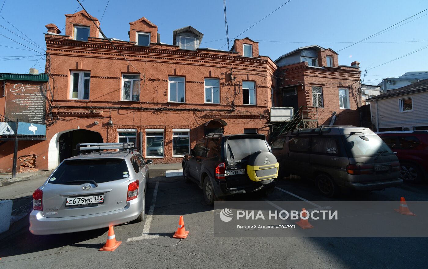 Старые кварталы в центре Владивостока