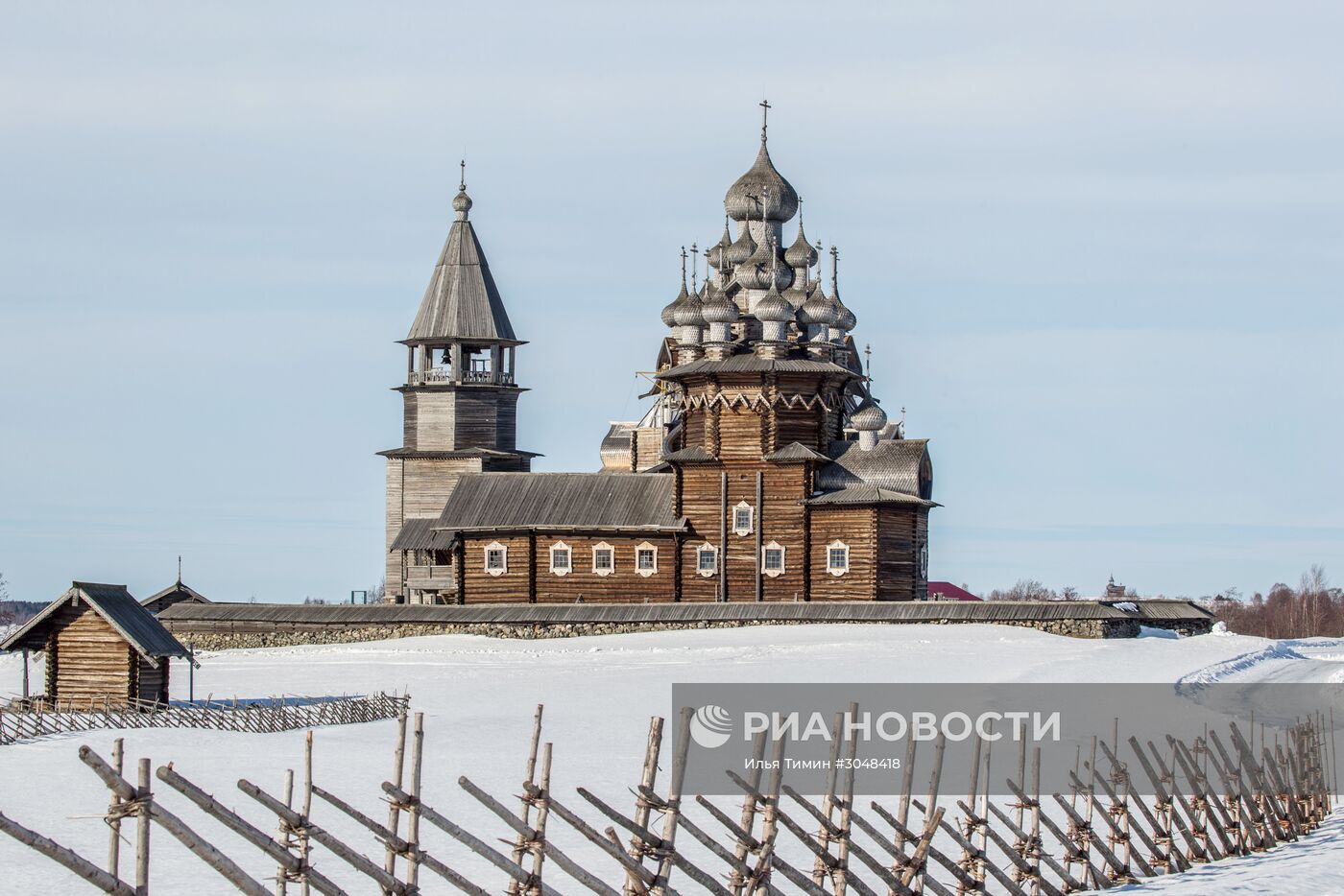 Музей-заповедник "Кижи" в Карелии