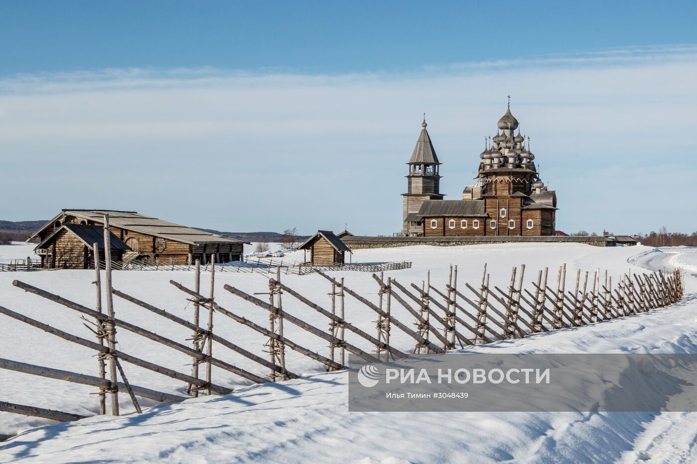 Музей-заповедник "Кижи" в Карелии