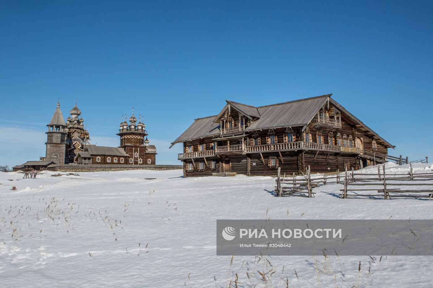 Музей-заповедник "Кижи" в Карелии