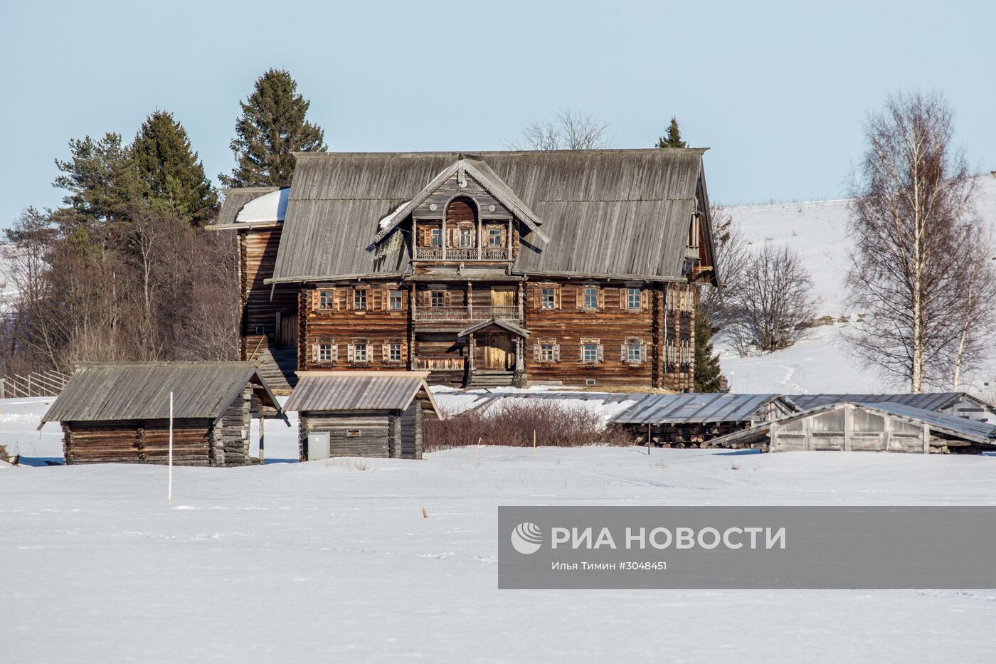 Музей-заповедник "Кижи" в Карелии