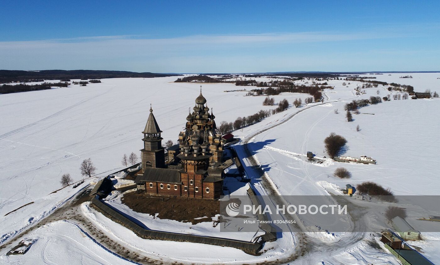 Музей-заповедник "Кижи" в Карелии