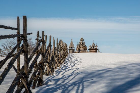 Музей-заповедник "Кижи" в Карелии