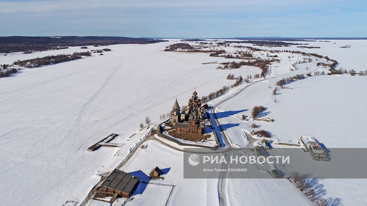 Музей-заповедник "Кижи" в Карелии