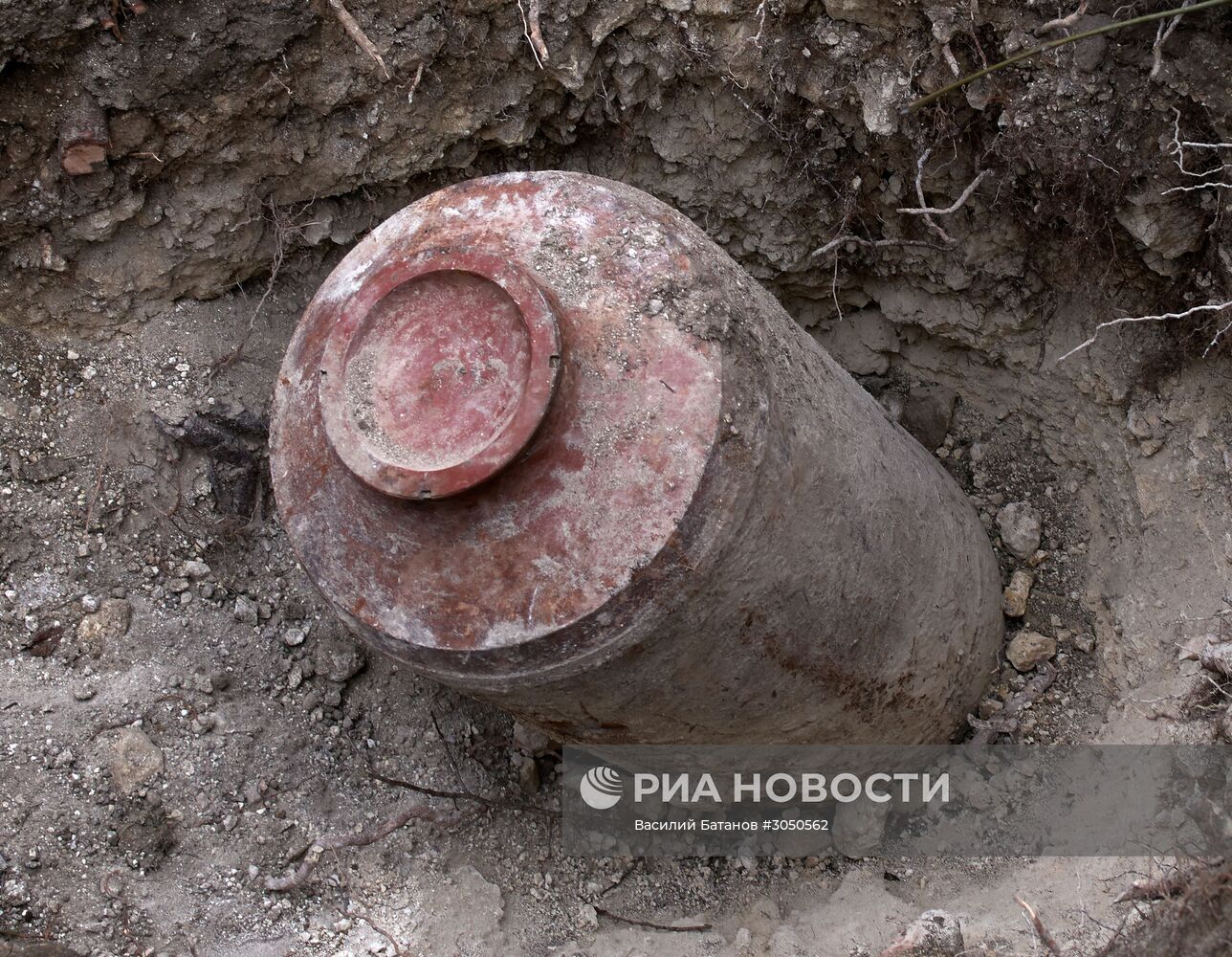 В Севастополе нашли бомбу времен ВОВ