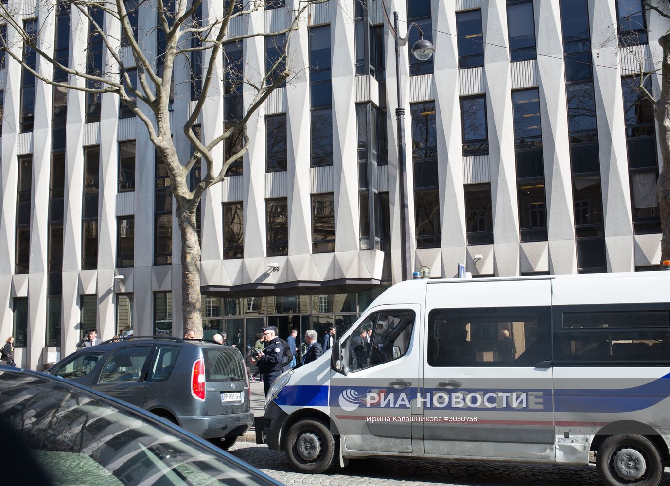 В офисе МВФ в Париже произошёл взрыв