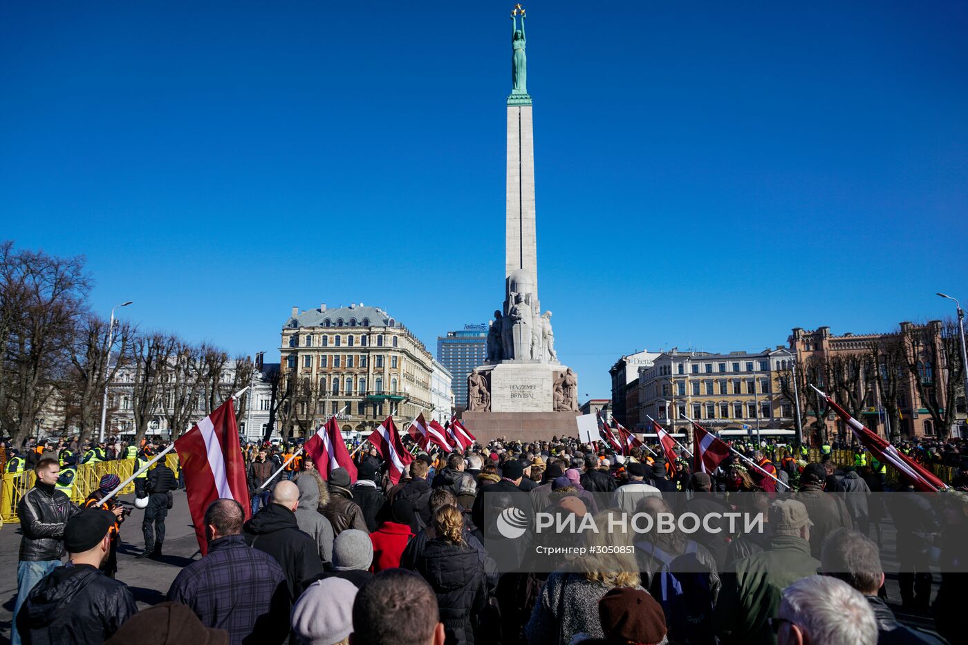 Марш ветеранов СС в Риге