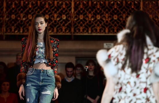 Модный показ Вики Цыгановой в рамках Mercedes-Benz Fashion Week