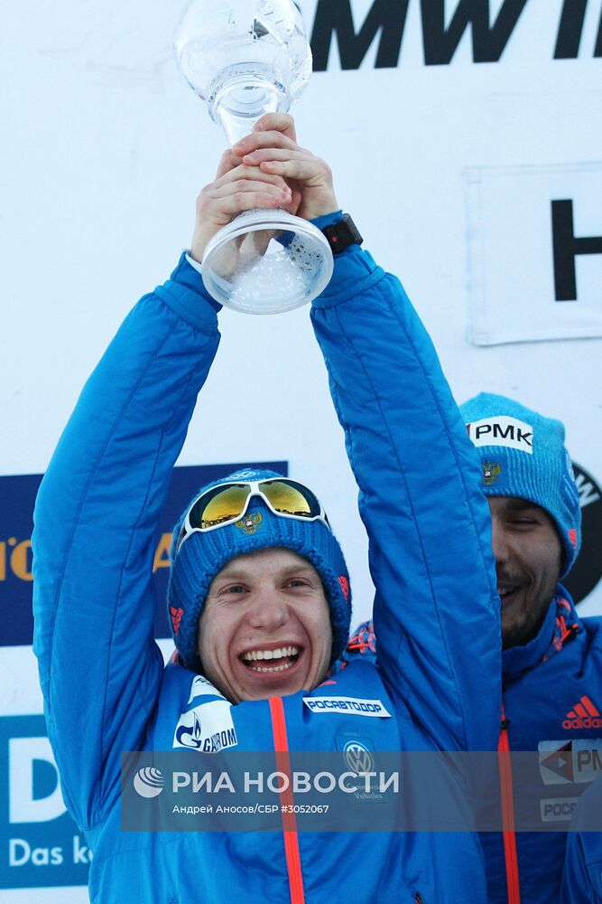 Мужская сборная Россия по биатлону выиграла малый Хрустальный глобус в зачете эстафет