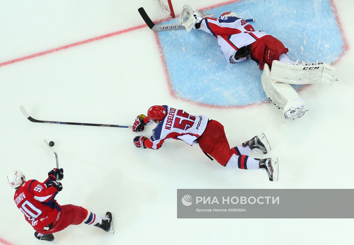 Хоккей. КХЛ. Матч "Локомотив" - ЦСКА