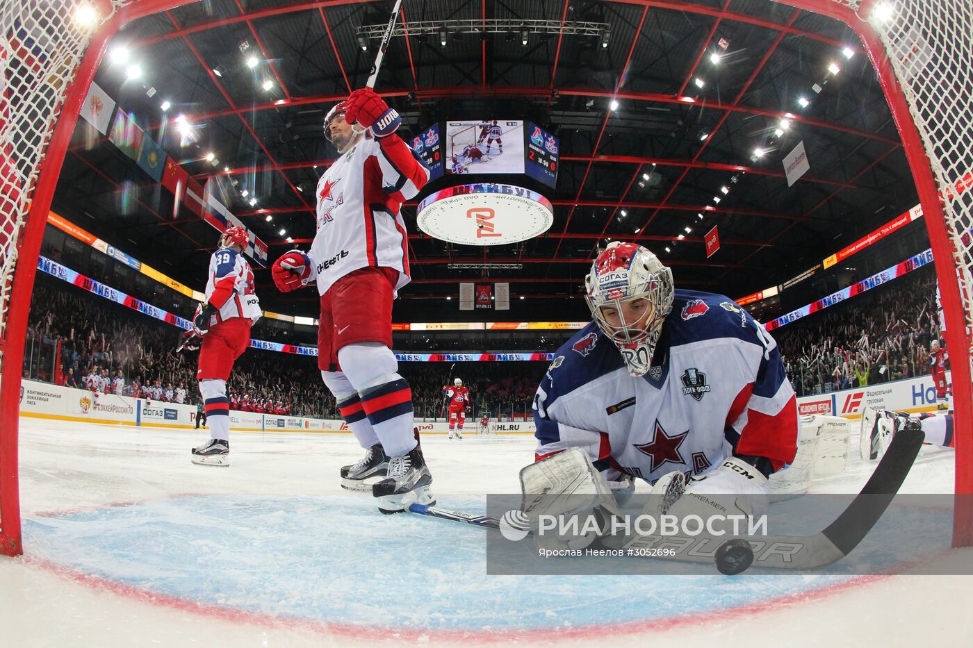 Хоккей. КХЛ. Матч "Локомотив" - ЦСКА