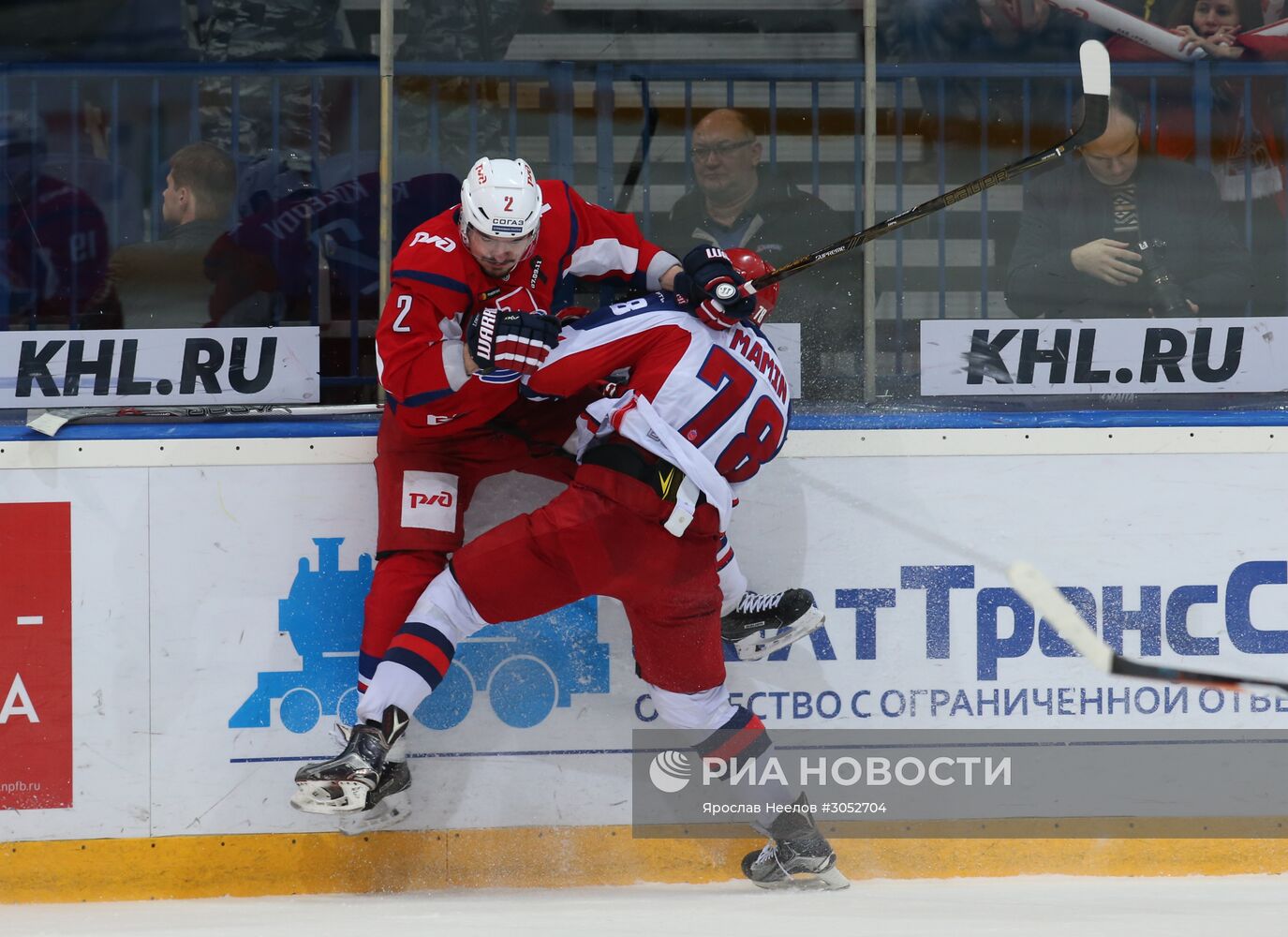 Хоккей. КХЛ. Матч "Локомотив" - ЦСКА