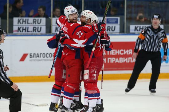 Хоккей. КХЛ. Матч "Локомотив" - ЦСКА