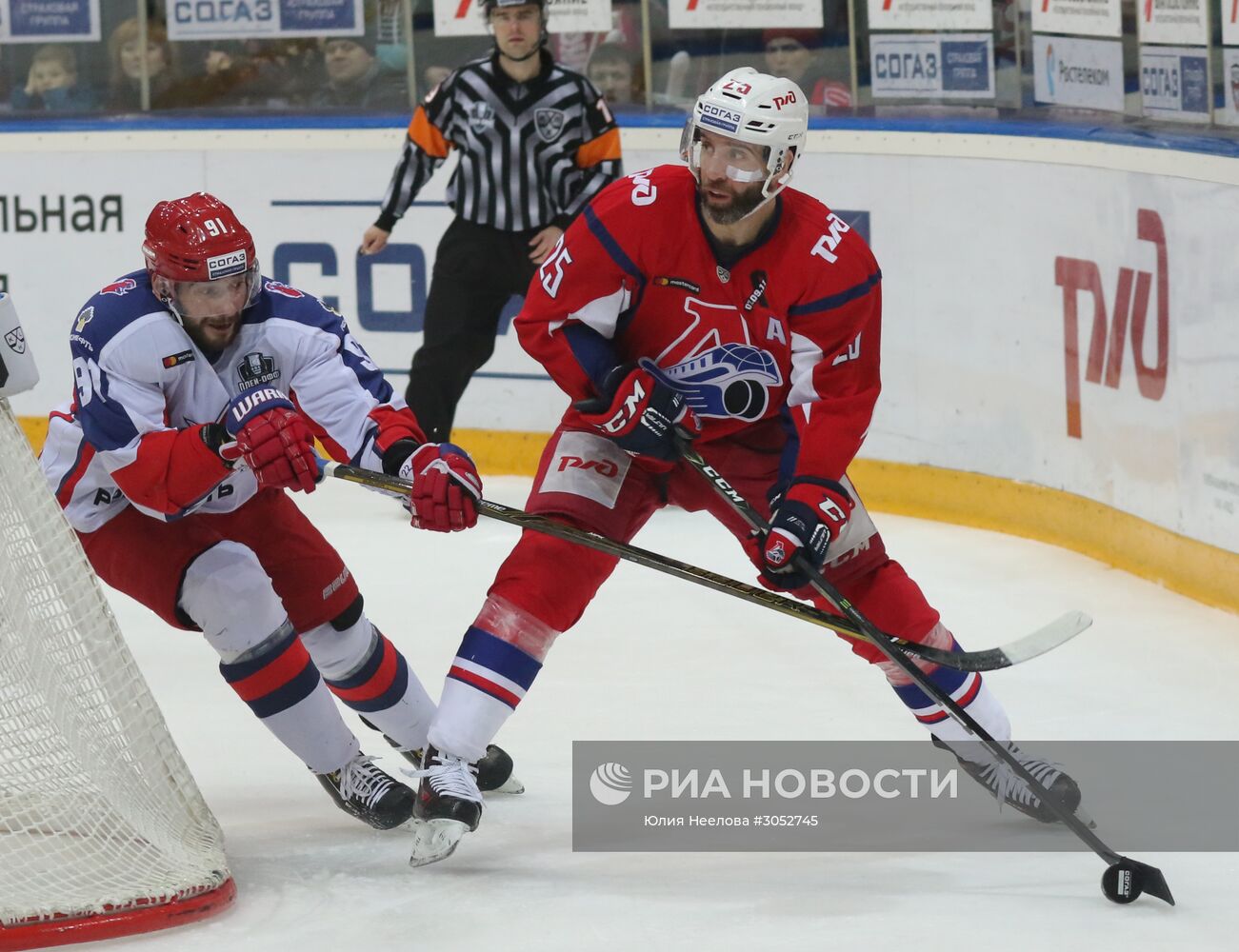 Хоккей. КХЛ. Матч "Локомотив" - ЦСКА