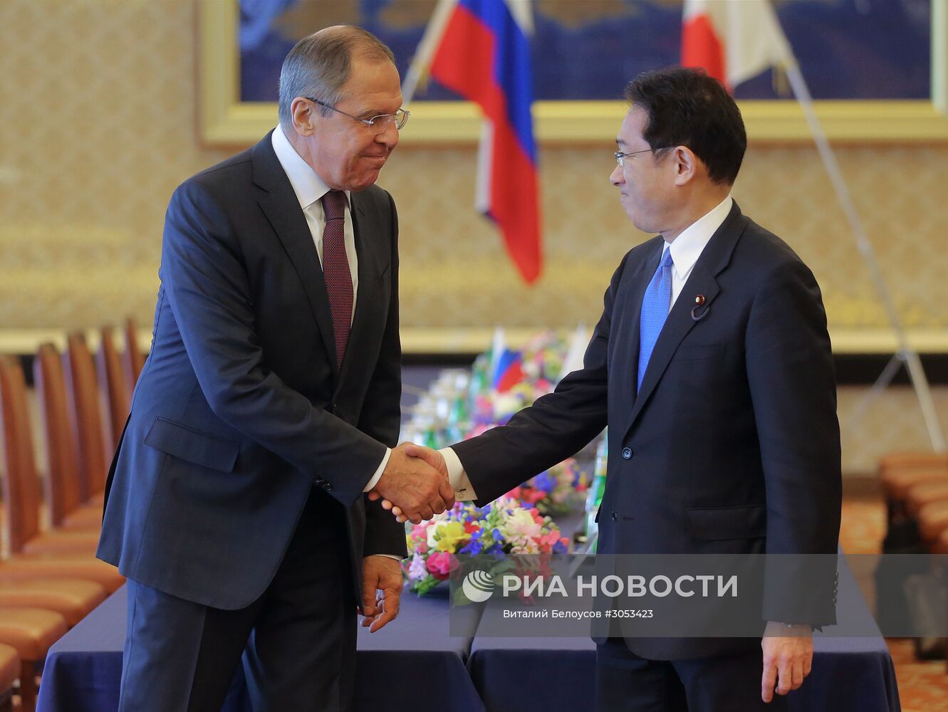 Визит главы МИД РФ С. Лаврова и министра обороны РФ С. Шойгу в Японию