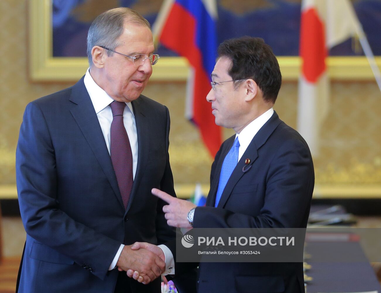 Визит главы МИД РФ С. Лаврова и министра обороны РФ С. Шойгу в Японию