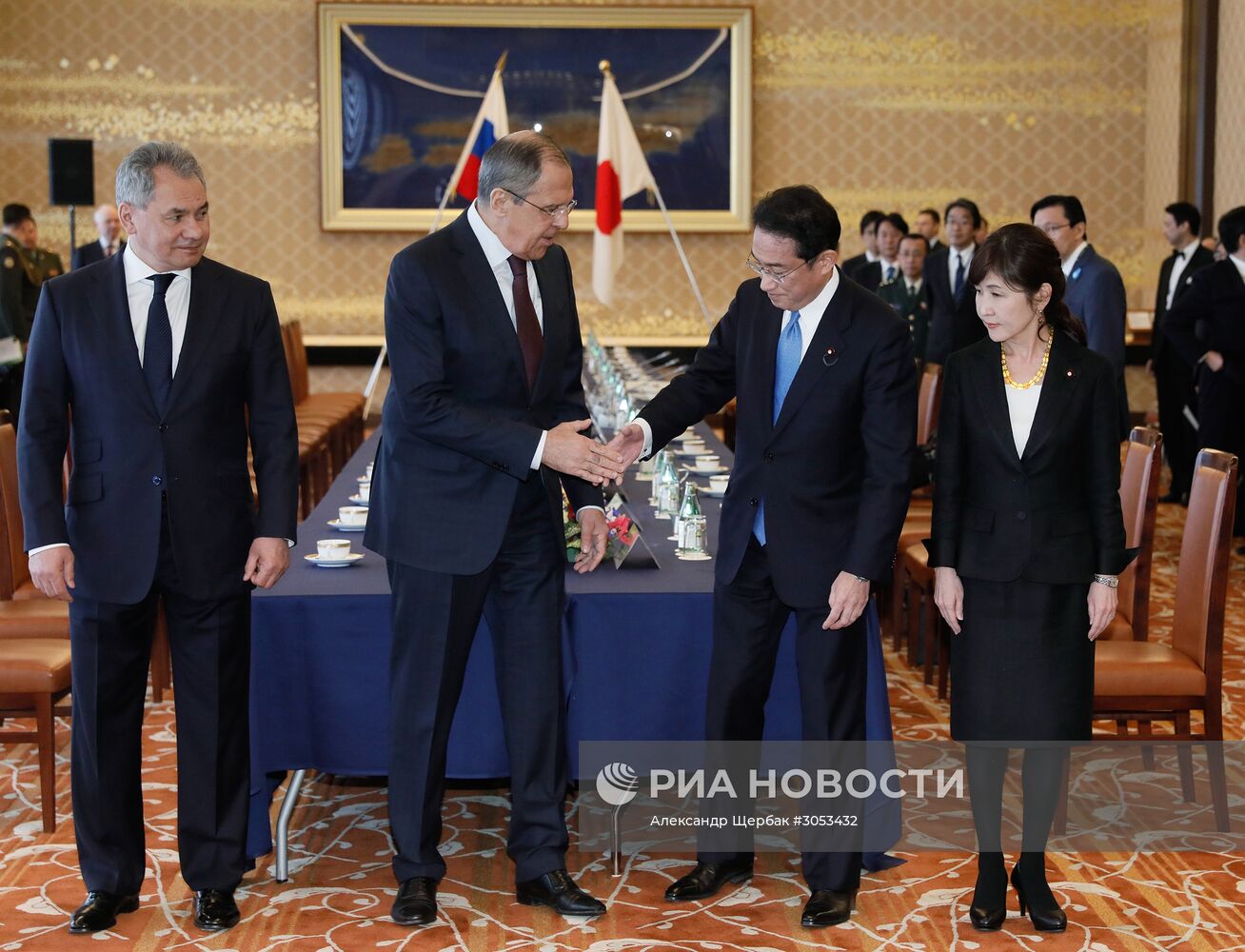 Визит главы МИД РФ С. Лаврова и министра обороны РФ С. Шойгу в Японию