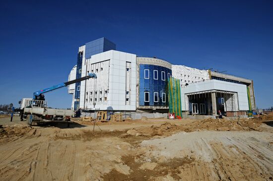 Рабочая поездка вице-премьера РФ Д. Рогозина на космодром Восточный