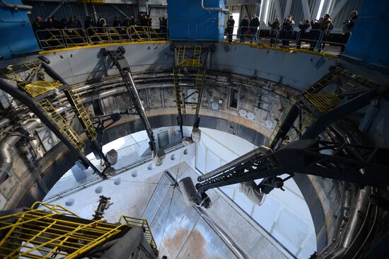 Рабочая поездка вице-премьера РФ Д. Рогозина на космодром Восточный