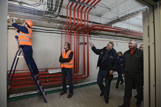 Рабочая поездка вице-премьера РФ Д. Рогозина на космодром Восточный