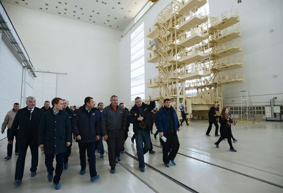 Рабочая поездка вице-премьера РФ Д. Рогозина на космодром Восточный