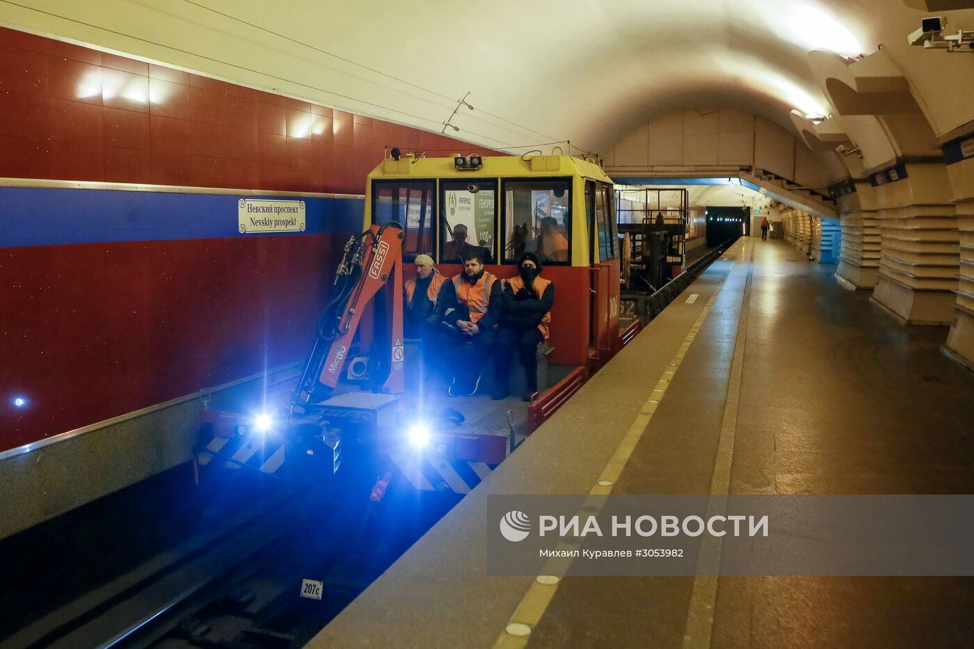 Технологические работы в метро Санкт-Петербурга | РИА Новости Медиабанк