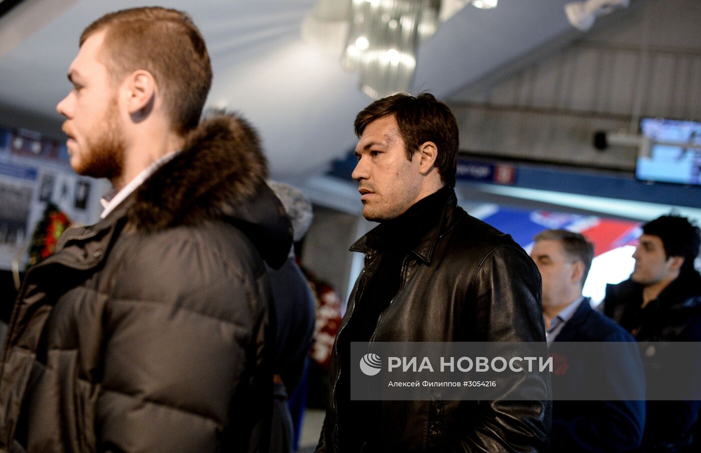 Церемония прощания с хоккеистом Сергеем Гимаевым