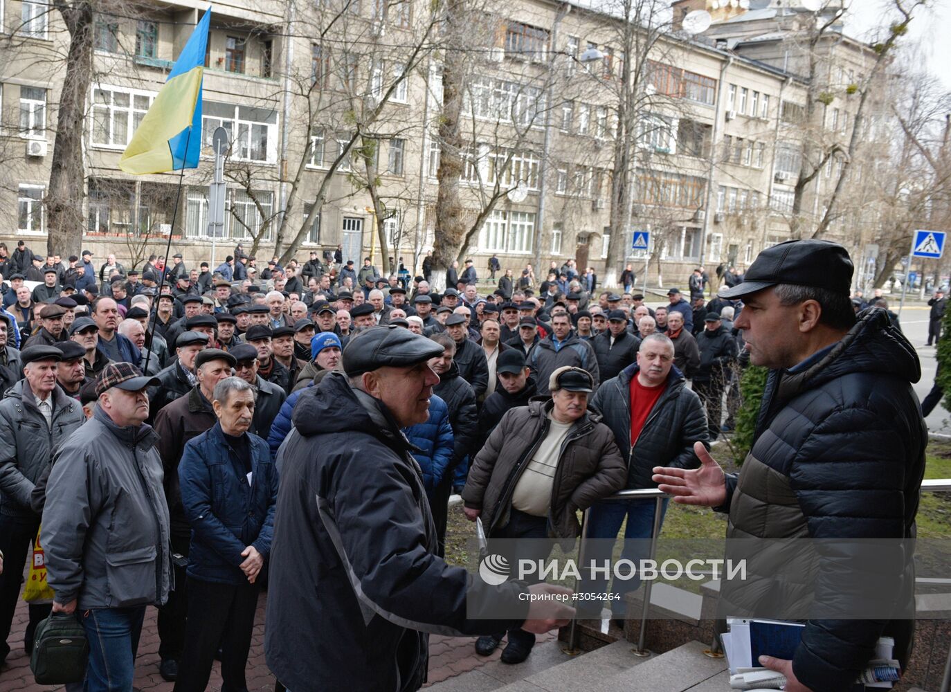В Киеве прошла акция пенсионеров МВД с требованием повышения размера пенсии