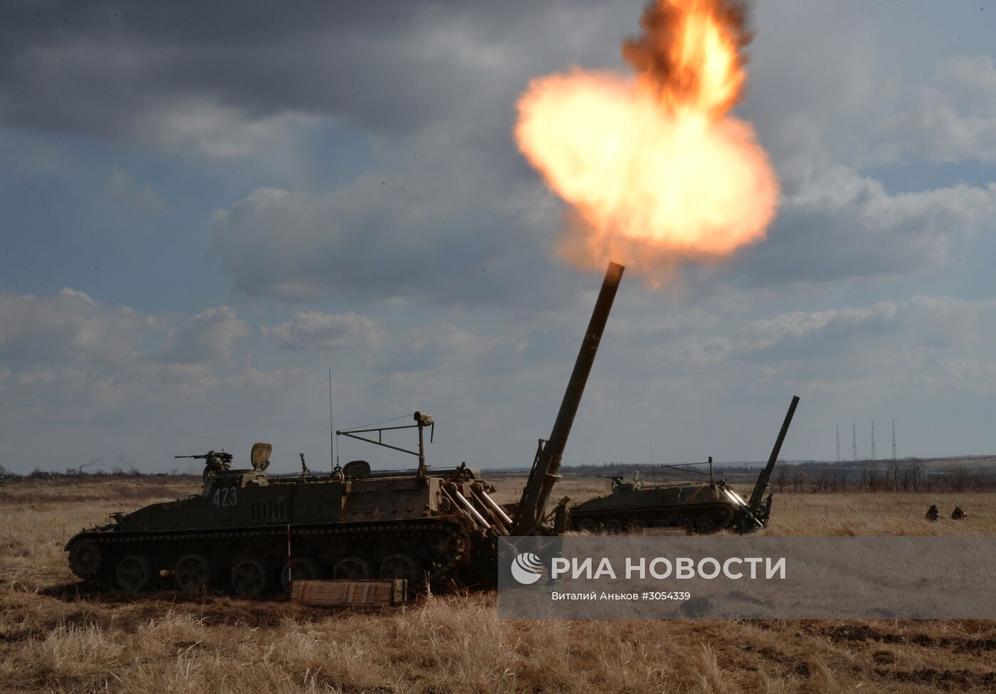 Артиллерийские учения в Приморском крае