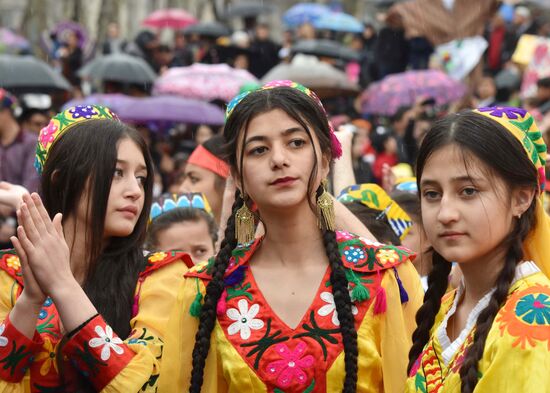 Празднование Навруза в Таджикистане