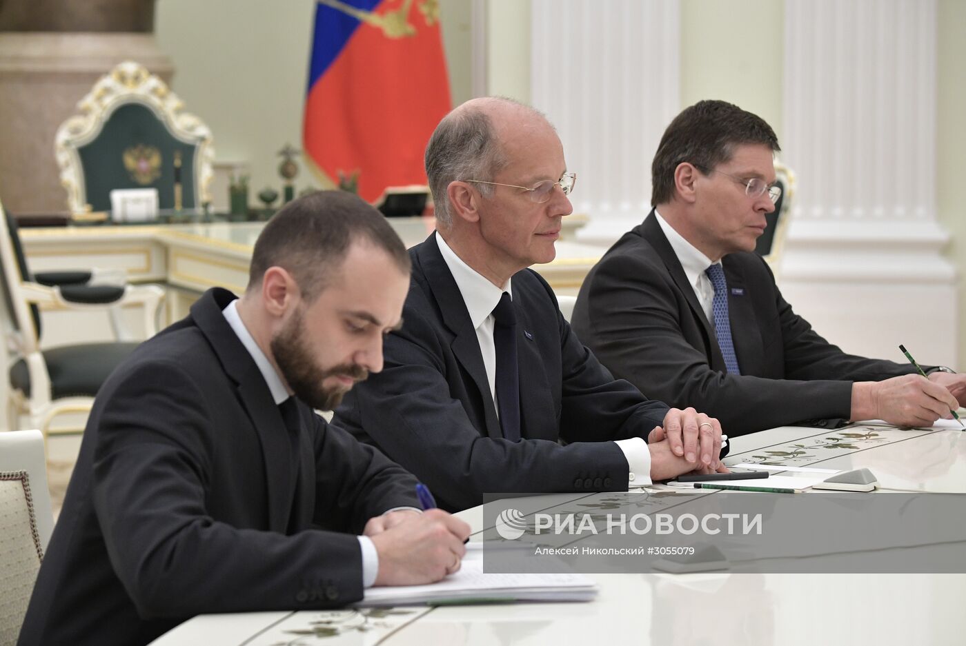 Встреча президента РФ В. Путина с главой концерна BASF К. Боком