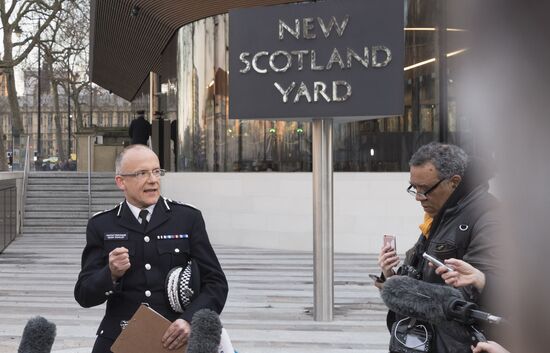 Ситуация на месте теракта у британского парламента