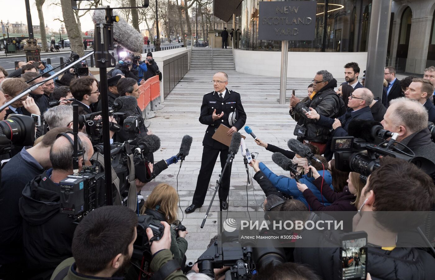 Ситуация на месте теракта у британского парламента