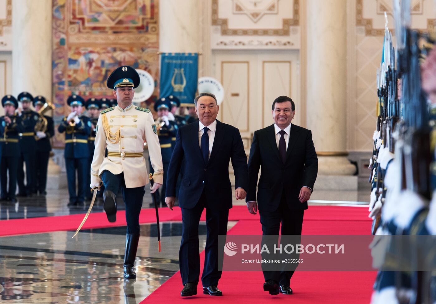 Визит президента Узбекистана Ш. Мирзиеева в Казахстан