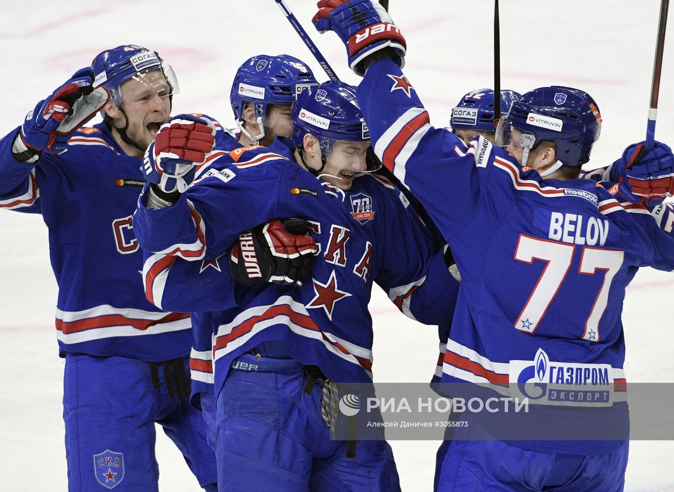 Хоккей. КХЛ. Матч СКА - "Локомотив"