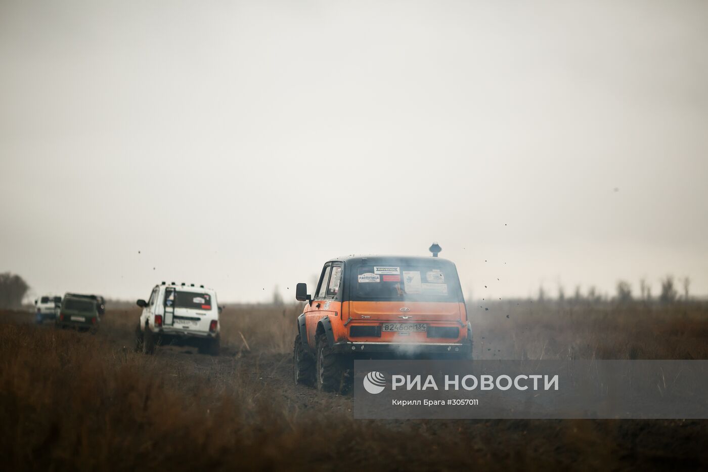 Гонка на внедорожниках в Волгоградской области