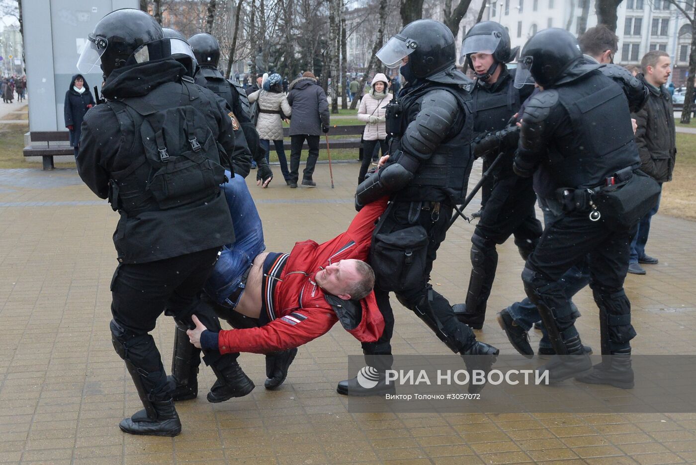 В Минске прошла несанкционированная акция оппозиции