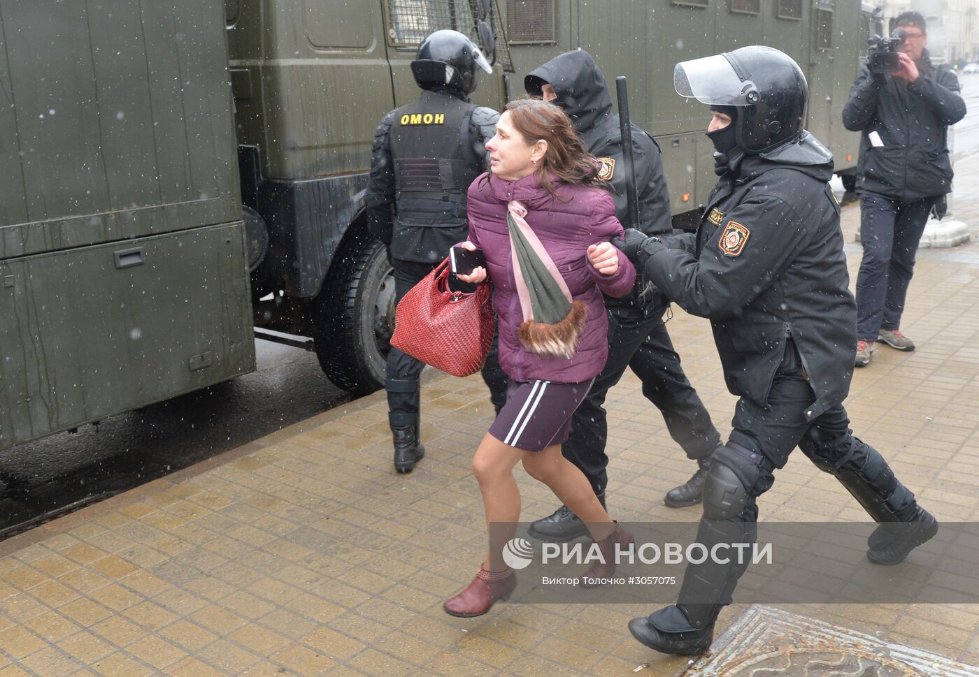 В Минске прошла несанкционированная акция оппозиции