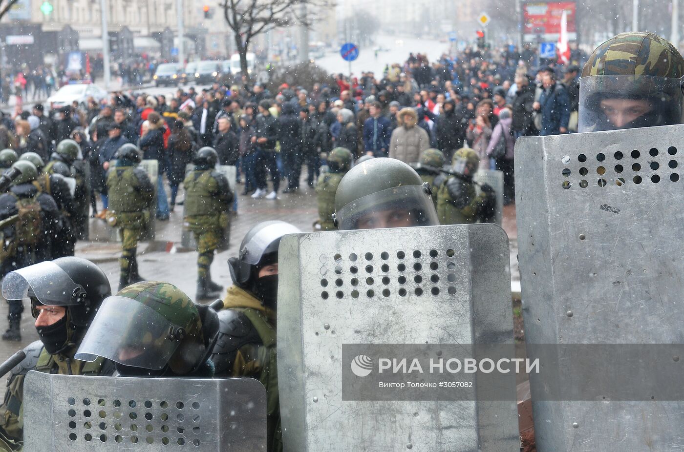 В Минске прошла несанкционированная акция оппозиции