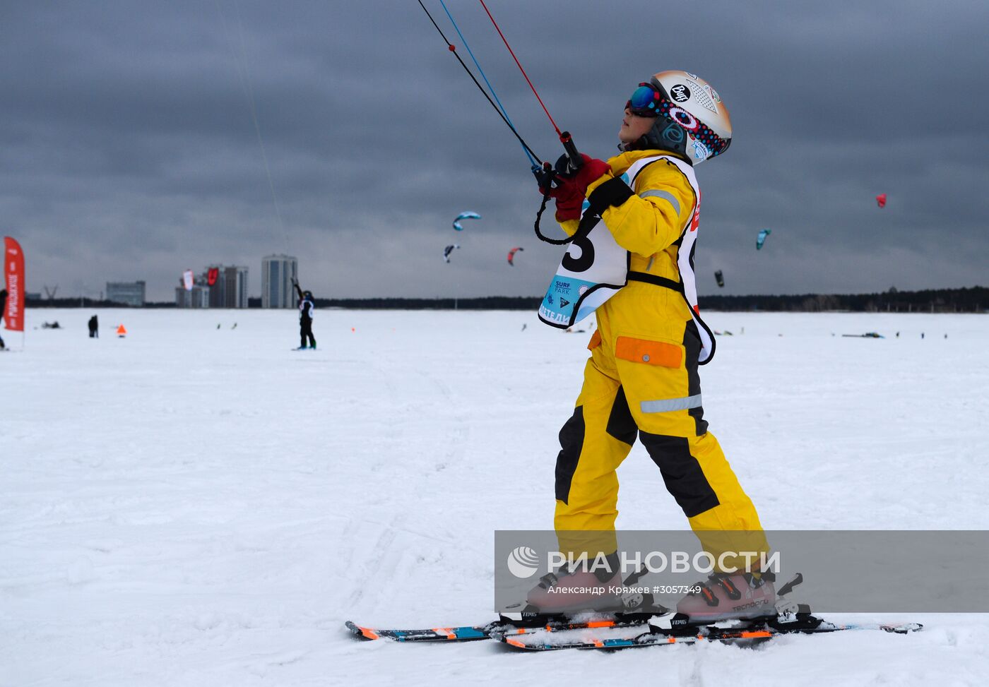 Чемпионат Новосибирской области по зимнему кайтингу