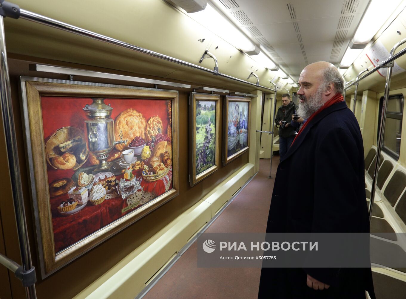 Презентация новой экспозиции именного поезда "Акварель"