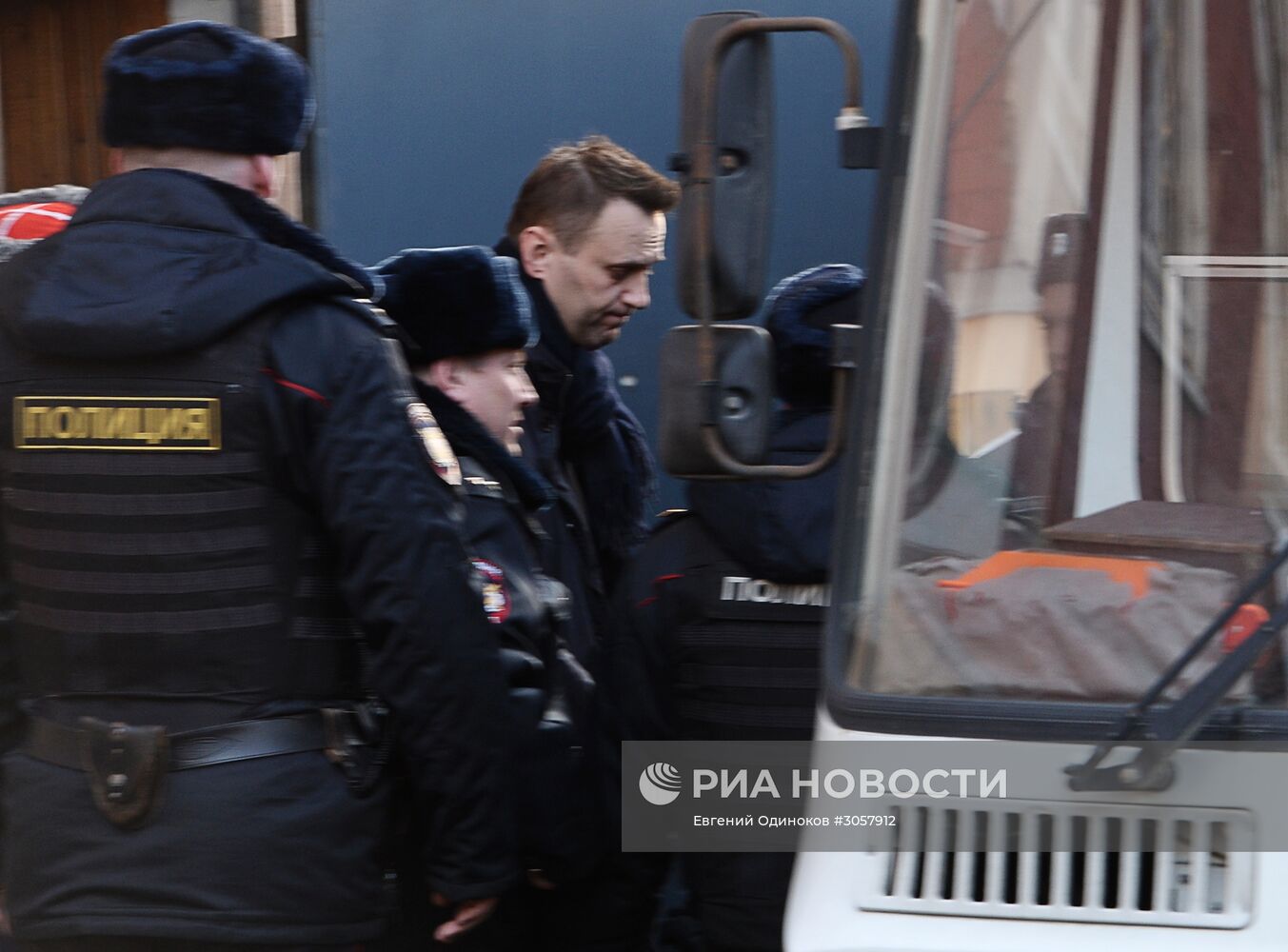 Рассмотрение дела об организации несанкционированной акции в отношении Алексея Навального