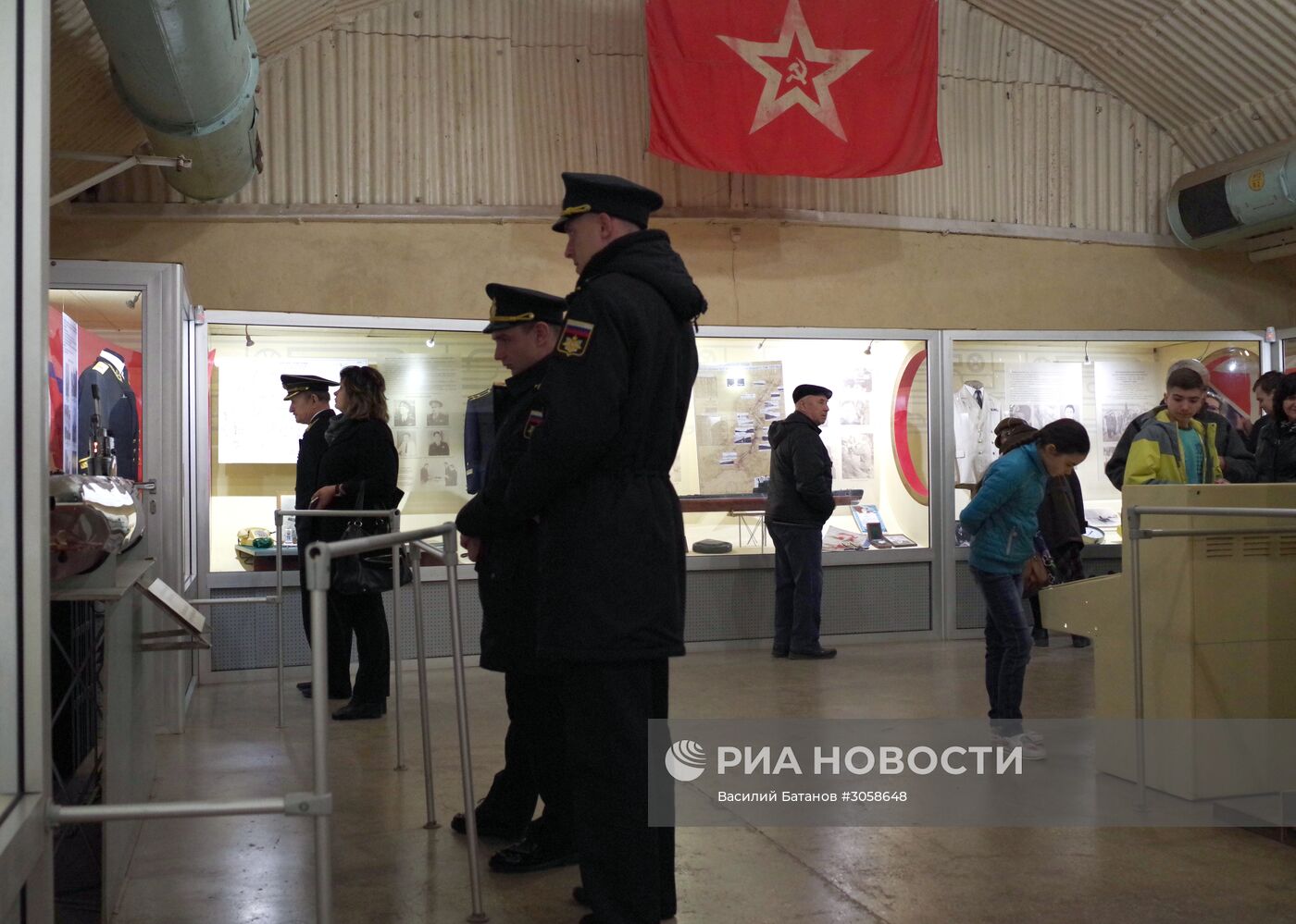 Торжественное открытие экспозиции, посвященной 50-летию 14-й дивизии подводных лодок в Севастополе