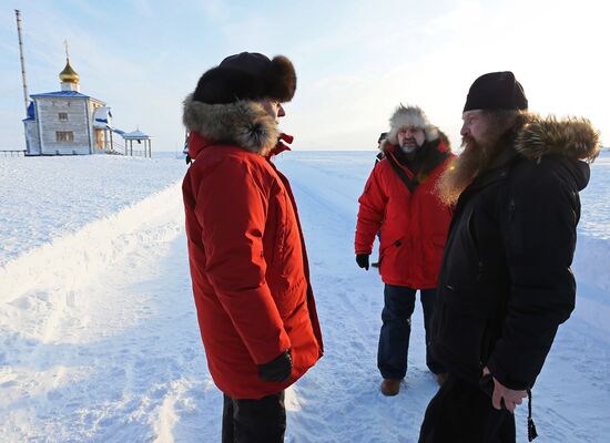 Рабочая поездка президента РФ В. Путина и премьер-министра РФ Д. Медведева в Северо-Западный федеральный округ