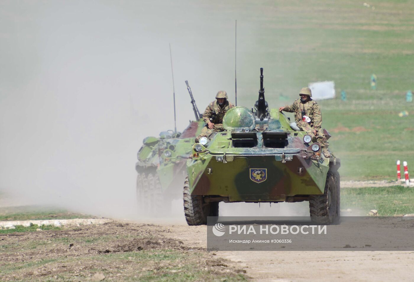 Российско-таджикские военные учения в Хатлонской области