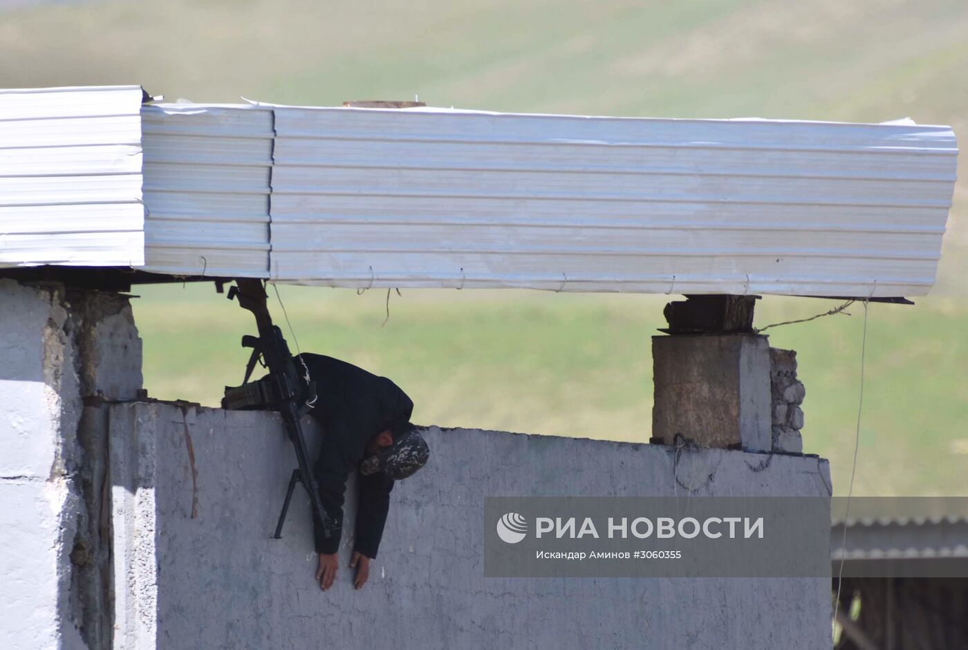 Российско-таджикские военные учения в Хатлонской области