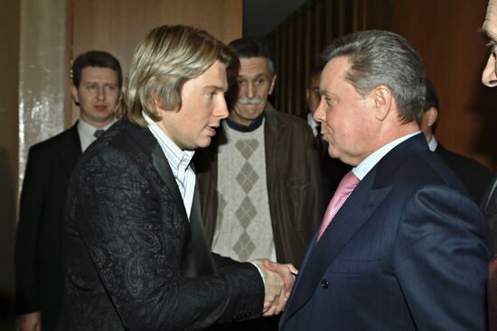 Встреча Б. Громова и Н.Баскова