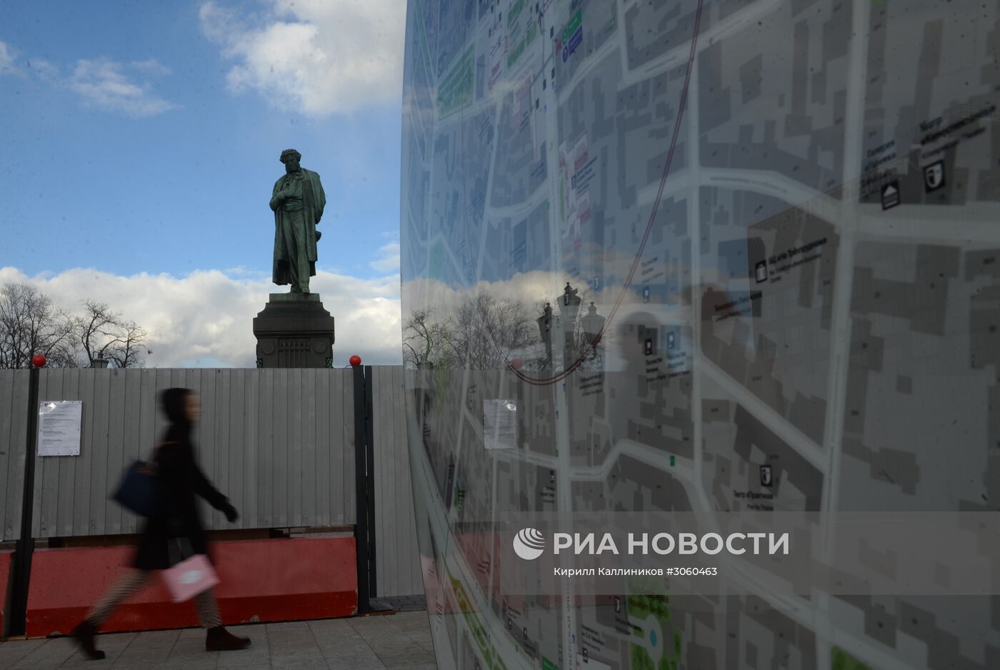 Реставрация памятника А.С. Пушкину началась в Москве