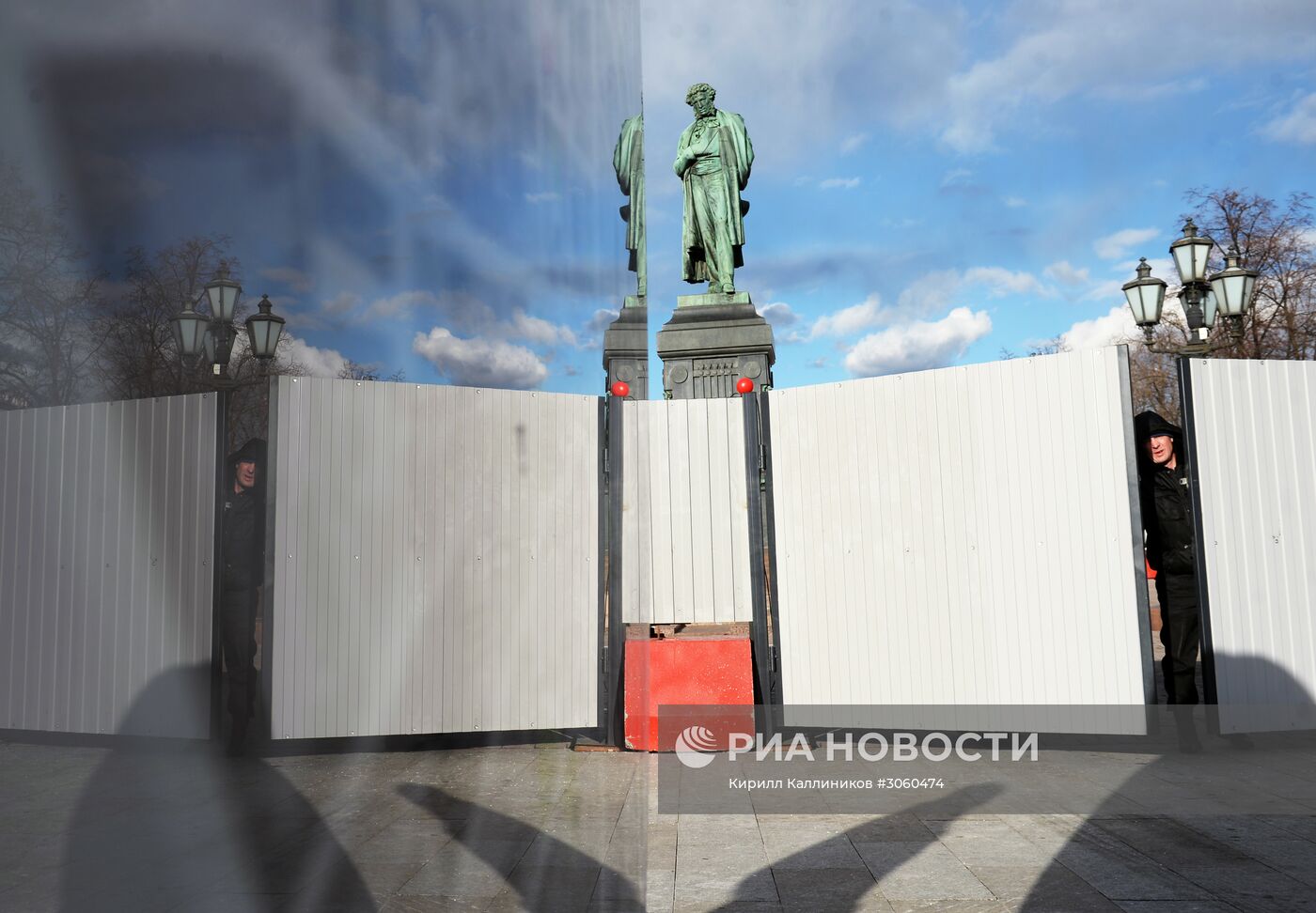 Реставрация памятника А.С. Пушкину началась в Москве