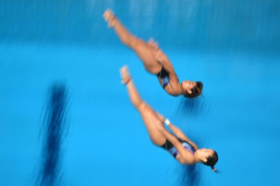 Прыжки в воду. Мировая серия FINA. Первый день
